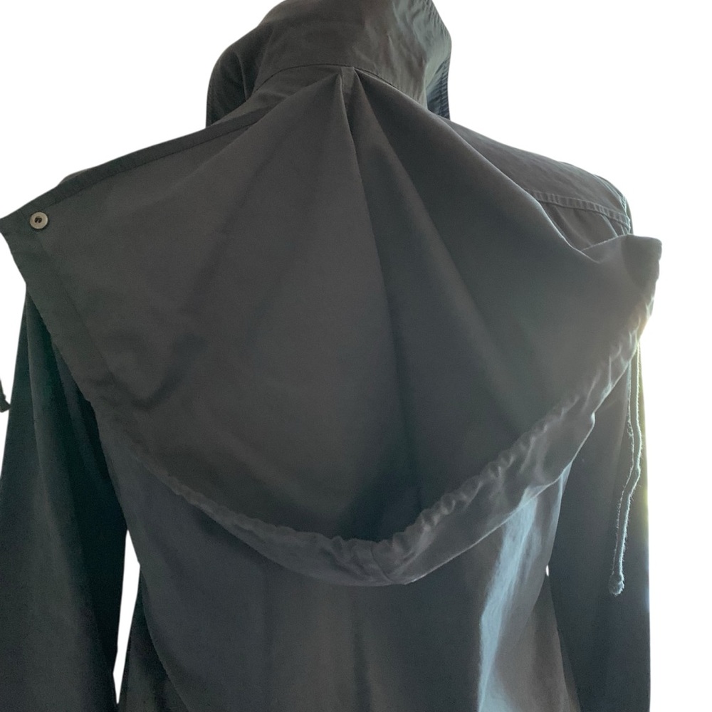 Chico’s Black Windbreaker Jacket with Hood * Large / 12 - Picture 7 of 16